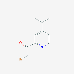 molecular formula C10H12BrNO B8453925 2-Bromoacetyl-4-isopropylpyridine 