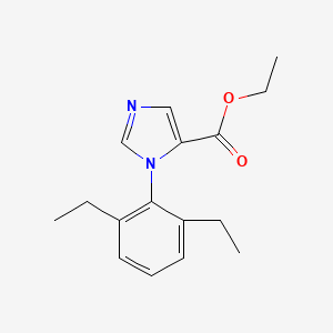 Ethyl 1-(2,6-diethylphenyl)-1H-imidazole-5-carboxylate