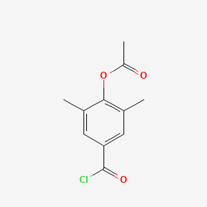 Acetic acid 4-chlorocarbonyl-2,6-dimethyl-phenyl ester