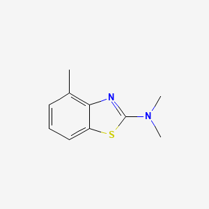 molecular formula C10H12N2S B8453999 N,N,4-Trimethylbenzothiazole-2-amine 