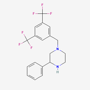 1-{[3,5-Bis(trifluoromethyl)phenyl]methyl}-3-phenylpiperazine