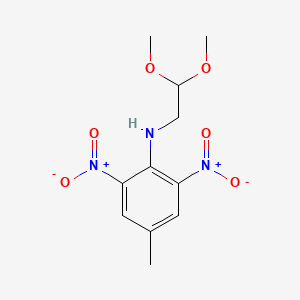 N-(2,2-Dimethoxyethyl)-4-methyl-2,6-dinitroaniline