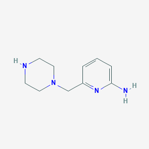 6-(Piperazinomethyl)-2-pyridinamine