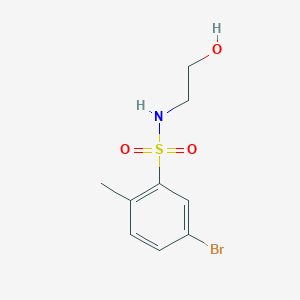 5-Bromo-N-(2-hydroxy-ethyl)-2-methyl-benzenesulfonamide