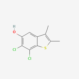 6,7-Dichloro-5-hydroxy-2,3-dimethylbenzo[b]thiophene