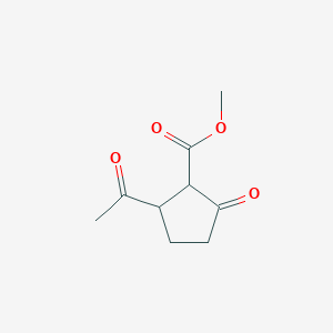 Methyl 2-acetyl-5-oxocyclopentane-1-carboxylate