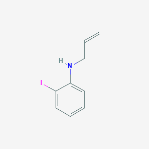 molecular formula C9H10IN B8454216 N-allyl-2-iodoaniline 