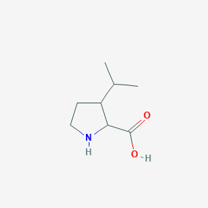 3-Isopropylpyrrolidine-2-carboxylic acid