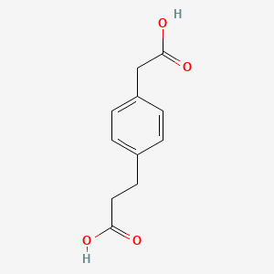 molecular formula C11H12O4 B8454252 4-(2-Carboxyethyl)phenylacetic acid 