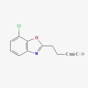 2-(But-3-ynyl)-7-chlorobenzo[d]oxazole