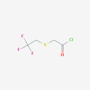 [(2,2,2-Trifluoroethyl)sulfanyl]acetyl chloride