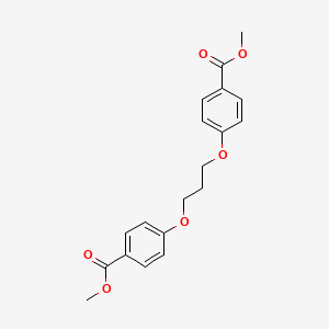 molecular formula C19H20O6 B8454291 Dimethyl 4,4'-[1,3-propanediylbis(oxy)]bisbenzoate 