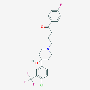 molecular formula C22H22ClF4NO2 B084544 Clofluperol CAS No. 10457-91-7