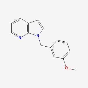 1h-Pyrrolo[2,3-b]pyridine,1-[(3-methoxyphenyl)methyl]-
