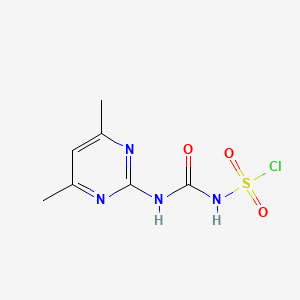 Sulfamoyl chloride, [[(4,6-dimethyl-2-pyrimidinyl)amino]carbonyl]-