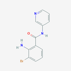 2-amino-3-bromo-N-(pyridin-3-yl)benzamide