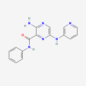 3-Amino-N-phenyl-6-(3-pyridylamino)pyrazine-2-carboxamide