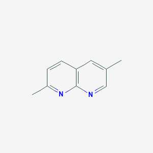 molecular formula C10H10N2 B084551 2,6-Dimethyl-1,8-naphthyridine CAS No. 14757-45-0