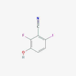 2-Fluoro-3-hydroxy-6-iodobenzonitrile