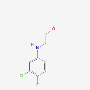 N-(2-tert-butoxyethyl)-3-chloro-4-fluoroaniline