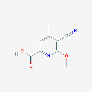 5-Cyano-6-methoxy-4-methylpicolinic acid