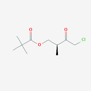 (2S)-4-Chloro-2-methyl-3-oxobutyl 2,2-dimethylpropanoate