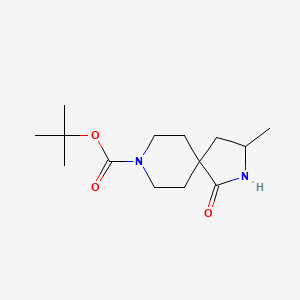 tert-Butyl 3-methyl-1-oxo-2,8-diazaspiro[4.5]decane-8-carboxylate