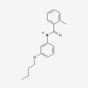 N-(3-butoxyphenyl)-2-methylbenzamide