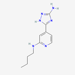 4-(5-Amino-1H-1,2,4-triazole-3-yl)-N-butyl-2-pyridinamine