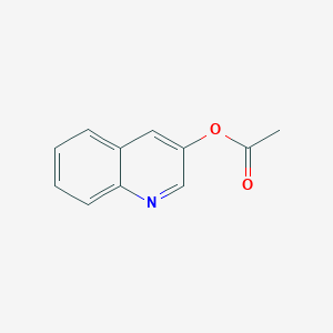 molecular formula C11H9NO2 B8455372 3-Methylcarbonyloxyquinoline 