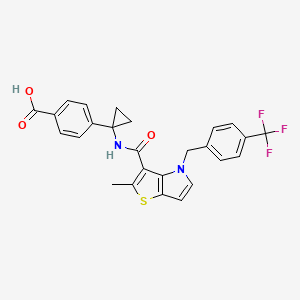 molecular formula C26H21F3N2O3S B8455387 EP4 receptor antagonist 3 