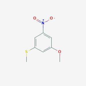 1-Methoxy-3-methylsulfanyl-5-nitro-benzene