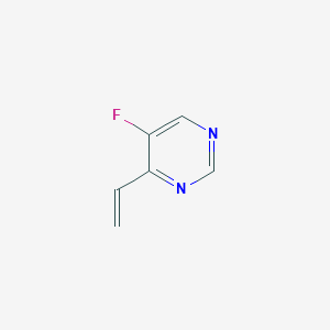 molecular formula C6H5FN2 B8455473 5-Fluoro-4-vinylpyrimidine 