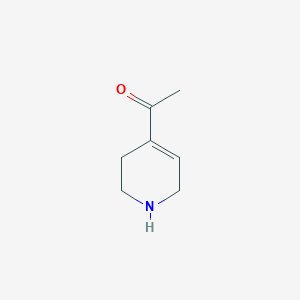 molecular formula C7H11NO B8455486 1-(1,2,3,6-Tetrahydro-4-pyridinyl)ethanone 