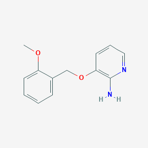 molecular formula C13H14N2O2 B8455492 2-Amino-3-(2-methoxybenzyloxy)pyridine 