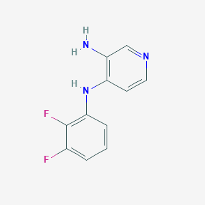 molecular formula C11H9F2N3 B8455511 N4-(2,3-difluorophenyl)pyridine-3,4-diamine 