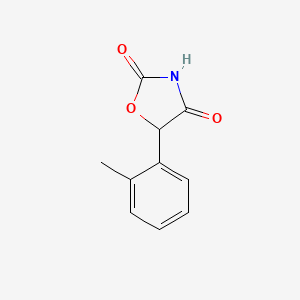 molecular formula C10H9NO3 B8455520 5-(2-Methylphenyl)oxazolidine-2,4-dione 