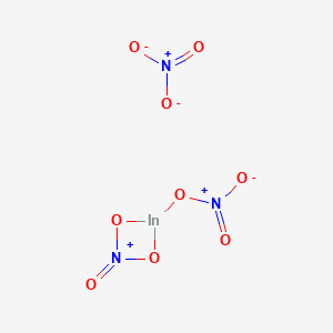 (2-Oxo-1,3,2,4-dioxazaindigetidin-2-ium-4-yl) nitrate;nitrate