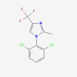 1-(2,6-Dichlorophenyl)-2-methyl-4-trifluoromethyl-1h-imidazole