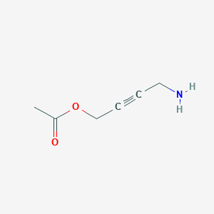 Acetic acid 4-amino-but-2-ynyl ester