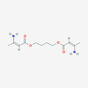 molecular formula C12H20N2O4 B084559 4-[(Z)-3-aminobut-2-enoyl]oxybutyl (Z)-3-aminobut-2-enoate CAS No. 14205-47-1