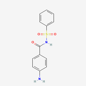 N-(benzenesulfonyl)-p-aminobenzamide