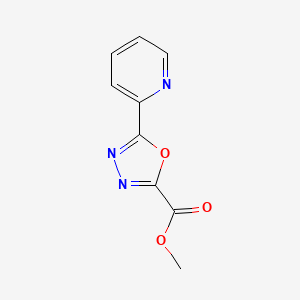 Methyl 5-(pyridin-2-yl)-1,3,4-oxadiazole-2-carboxylate