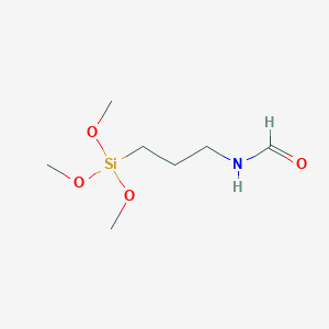 molecular formula C7H17NO4Si B8456204 N-[3-(Trimethoxysilyl)propyl]formamide CAS No. 88542-71-6