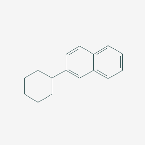 molecular formula C16H18 B8456243 2-Cyclohexylnaphthalene CAS No. 42044-07-5