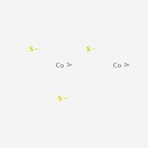 molecular formula CoS2-4 B084564 Cobalt sulfide (CoS2) CAS No. 12013-10-4