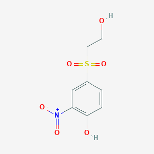 4-(2-Hydroxyethanesulfonyl)-2-nitrophenol
