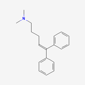 molecular formula C19H23N B8456542 N,N-Dimethyl-5,5-diphenylpent-4-en-1-amine CAS No. 915318-10-4