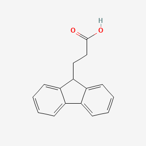 molecular formula C16H14O2 B8456549 3-(9H-Fluoren-9-YL)propanoic acid CAS No. 97634-43-0