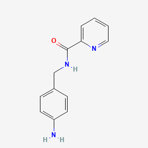N-[(4-aminophenyl)methyl]pyridine-2-carboxamide